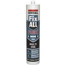 Cartuș adeziv-etanșant polimer hibrid Soudal Fix All Flexi