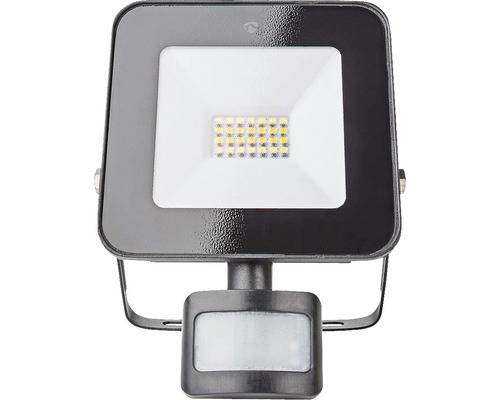 Proiector LED exterior Nedis 20W 1500 lumeni IP44, senzor de mișcare, conexiune WiFi