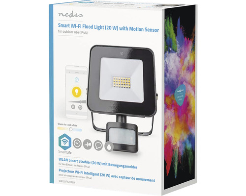 Pachet reflector inteligent Wi-Fi Nedis 20 W cu senzor de mișcare