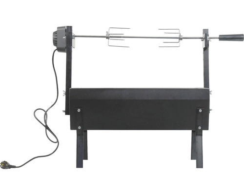 Grătar cu rotisor electric pentru exterior