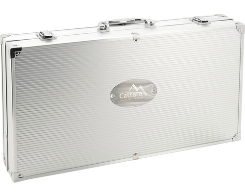 Valiză de scule din aluminiu cu logo Cattara