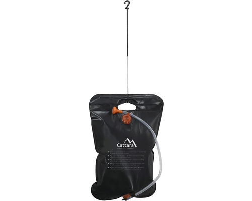 Duș solar portabil cu furtun și cap de duș