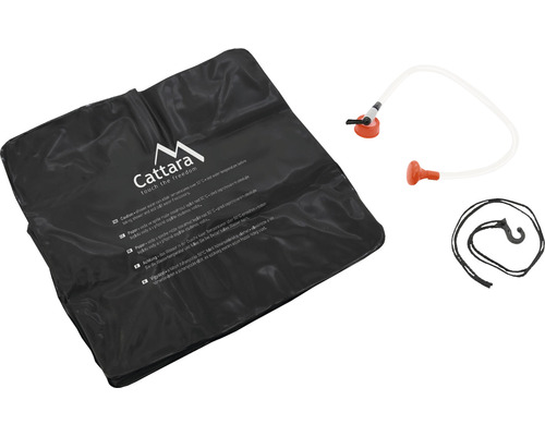 Duș portabil cu sac de duș, furtun și șnur de agățat