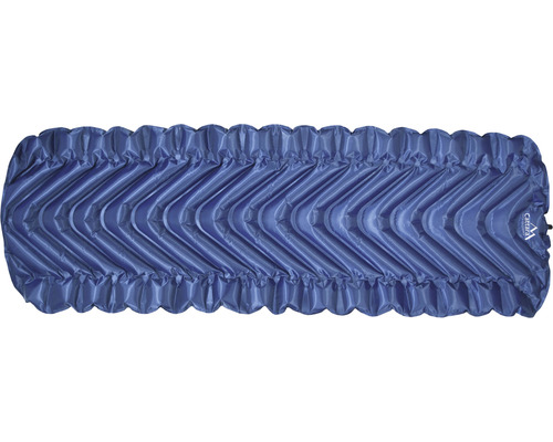 Saltea de dormit albastră cu model chevron