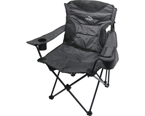 Scaun de camping cu suport pentru băuturi și logo Cattara