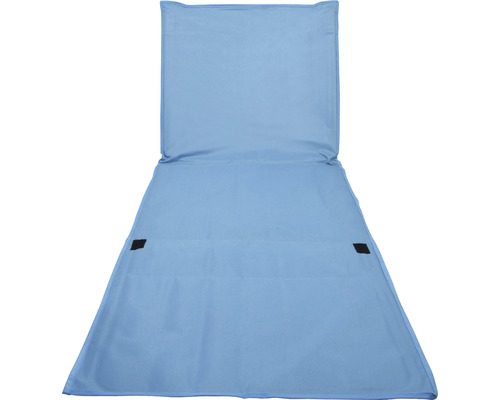 Pătură de plajă albastră cu spătar