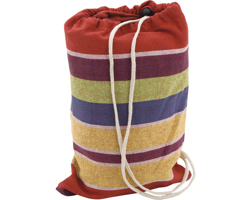 Geantă de transport cu dungi și șnur