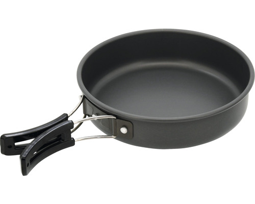 Veselă de gătit din aluminiu cu mâner pliabil