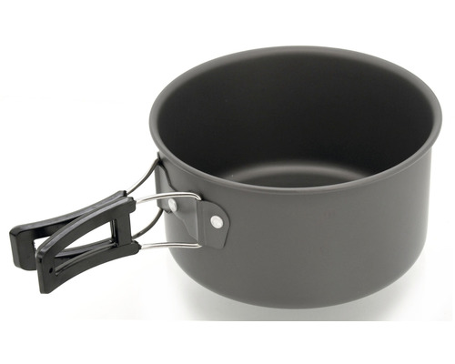 Oală de gătit din aluminiu cu mâner pliabil