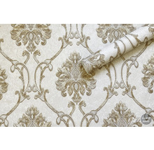 Tapet cu model floral și structură de rolă