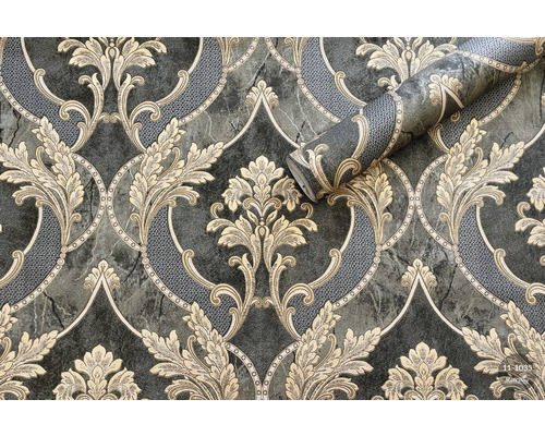 Tapet cu model floral și rolă