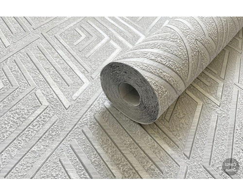 Rola tapetă vinil cu model geometric