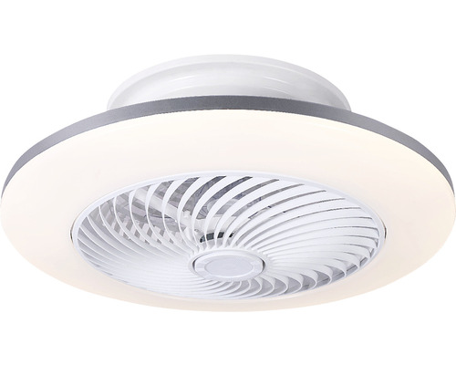 Lustră cu ventilator tavan Gibli Ø55cm 33W, iluminare cu LED integrat 40W 2800 lumeni, alb reglabil