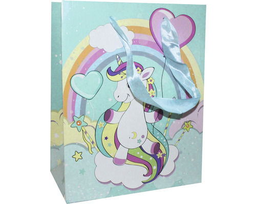 Sacosa de cadou cu motiv unicorn