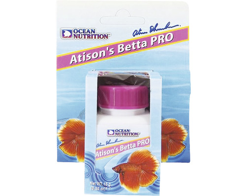Hrană pentru pești acvariu Ocean Nutrition Atisons Betta Pro (+/- 1mm) 15 g Ocean Nutrition Atison''s Betta Pro hrană pentru pești
