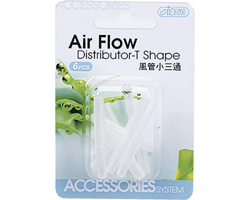 Distribuitor de aer ISTA în formă de T, 6 bucăți, pentru acvarii