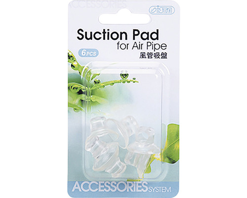 Șase ventuze pentru furtunuri de aer în ambalaj transparent