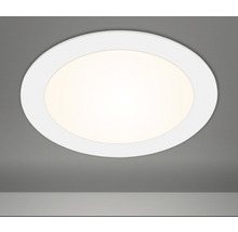 Lumină de plafon LED rotundă cu ramă albă