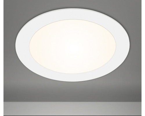Lumină de plafon LED rotundă cu ramă albă