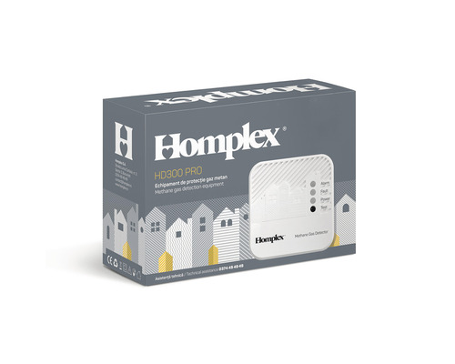 Detector de metan Homplex HD300 PRO în ambalaj
