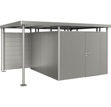 Magazie metalică pentru unelte cu ușă și acoperiș