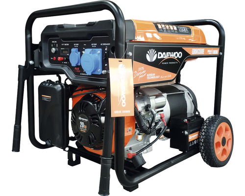 Generator Daewoo cu roți și mâner