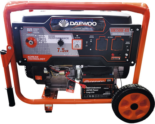 Generator Daewoo cu o putere de 7,5 kilowați