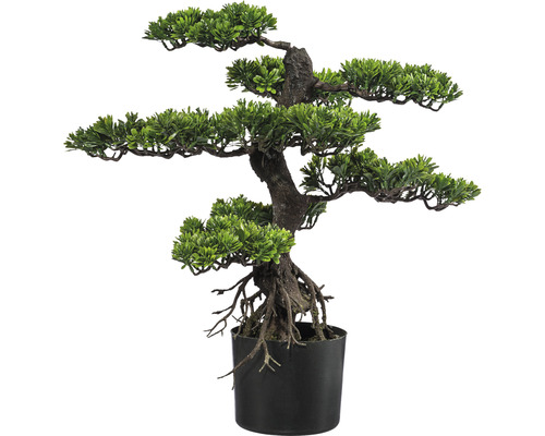 Plantă artificială Bonsai în ghiveci H 75 cm verde