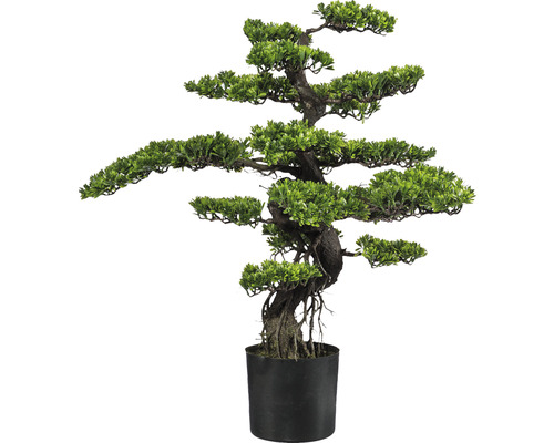 Plantă artificială Bonsai în ghiveci H 90 cm verde