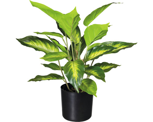 Plantă artificială Dieffenbachia în ghiveci H 45 cm