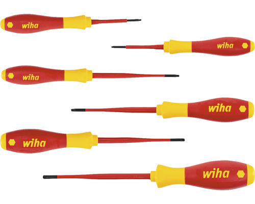 Set de șase șurubelnițe fine mecanice Wiha