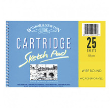 Bloc de desen Winsor & Newton cu 25 de foi și legătură cu spiră