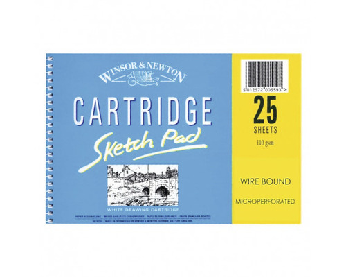 Bloc de desen Winsor & Newton cu 25 de foi și legătură cu spiră