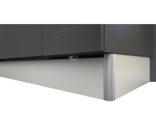 Plintă mobilier bucătărie Optifit 488x175x16 mm gri bazalt