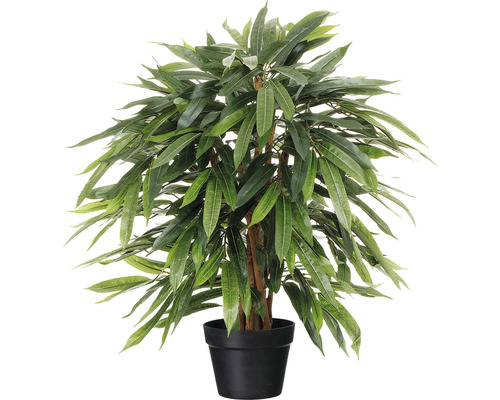 Plantă artificială Ficus plângător H 80 cm verde