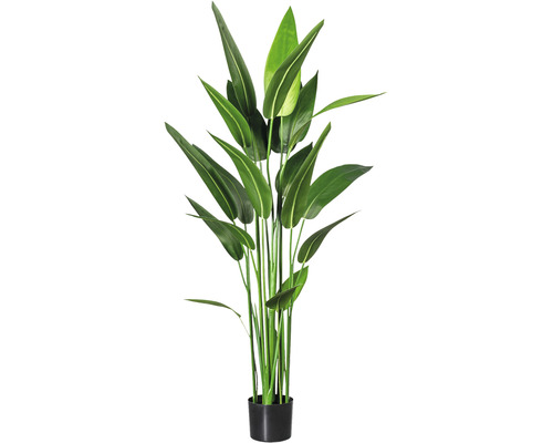 Plantă artificială Canna în ghiveci H 140 cm verde