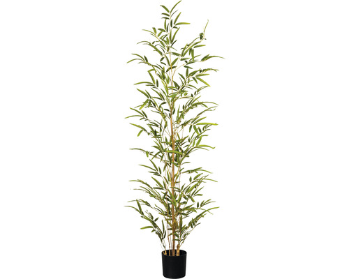 Copac artificial bambus cu 540 frunze mini H 120 cm HORNBACH