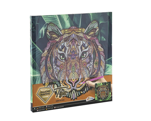 Set creativ pictură cu diamante Tiger | HORNBACH