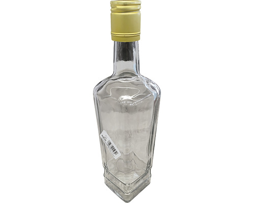 Sticlă plată cu dop 500 ml