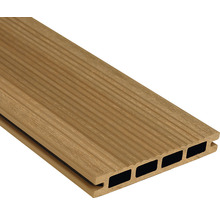 Decking de terasă din material compozit din lemn cu suprafață canelată