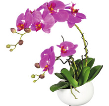 Orhidee Phalaenopsis artificială în ghiveci ca decor