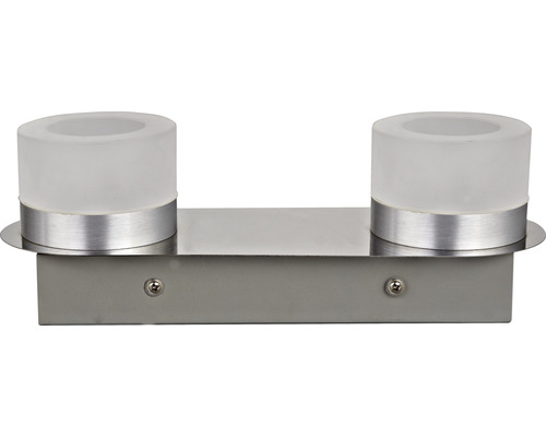 Suport dublu pentru pahare de periuțe de dinți din metal și sticlă