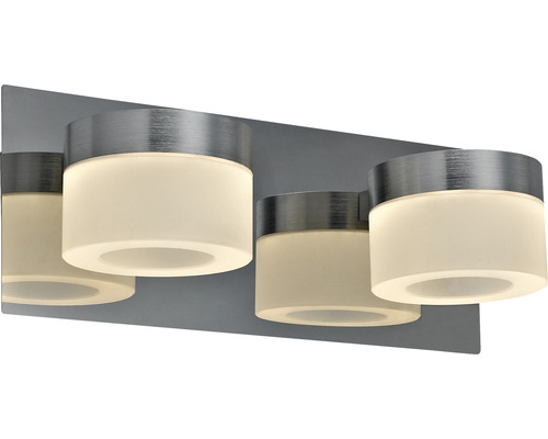 Lumină de perete cu mai multe brațe, cu abajururi cilindrice pentru baie