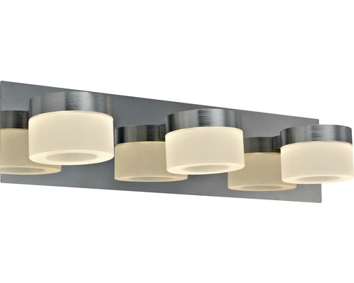 Lumină de baie cu mai multe becuri și abajururi cilindrice