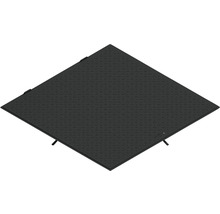 Placă de podea pătrată din metal cu model antiderapant