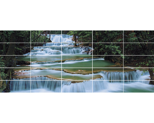 Placă decorativă cu motiv de cascadă pentru interioare