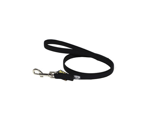 Lesă neagră pentru câini cu carabină