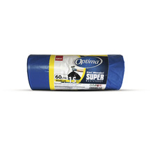 Saci menajeri Sano Optima Super 60L 60x80 cm, albastru, rolă 15 bucăți