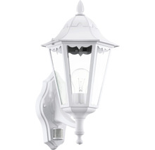 Lumină albă de perete pentru exterior cu senzor de mișcare în stil felinar