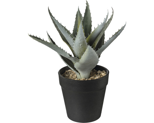 Plantă artificială Aloe Vera în ghiveci H 20 cm verde
